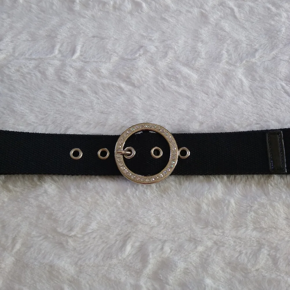 Rhinestone Cotton Belt